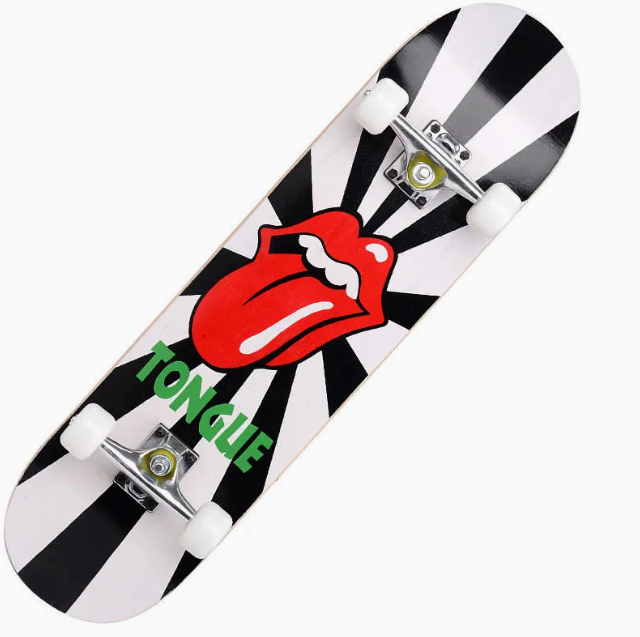 Professional Complete Skateboard with Custom Wheels